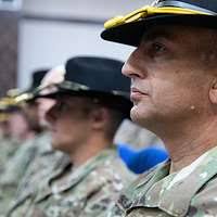 Spc. Eric Barnett, left, and Pvt. David Pena, Company