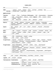 Progress Note Clinical Social Work Notes Template Social Emotional Curriculum