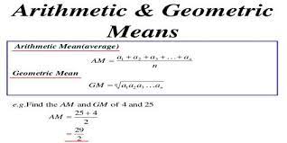Relation Between Arithmetic Means And Geometric Means Assignment Point