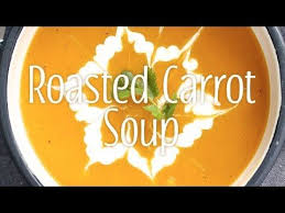 Roasting The Carrots And Onions Adds Caramelized Sweetness To This Rich Tasting Warmly Spiced Soup Bonus It Roasted Carrot Soup Roasted Carrots Carrot Soup
