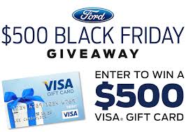 Vanilla visa ® gift cards are issued by tbbk card services, inc., metabank ®, n.a. Ford 500 Visa Gift Card Black Friday Giveaway