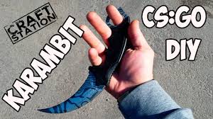 Knife templates to print pdf. How To Make Karambit From Cs Go With Templates Youtube