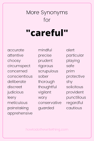 More Synonyms For Careful Writing Tips Writing Tips Creative Writing Tips Synonyms For Awesome