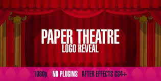 Paper Theatre Logo Reveal Logo Reveal Theatre Logo Paper Cutout