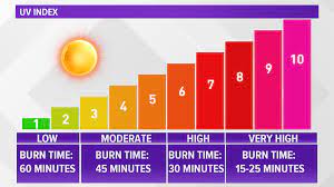 The uv index provides a daily forecast of the expected risk of overexposure to the sun. Fun In The Sun The Uv Index Scale And Spf Explained 13wmaz Com