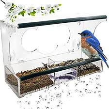 Bird Feeder For Large Birds Amazon Com Birdious Deluxe Window Bird Feeder With Strong Suction Cups Seed Tray Enjoy Clear View Wild Birds L Window Bird Feeder Bird Feeders Wild Birds