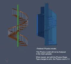 The stairs are of course customized specifically for your facility and your demands. Spiral Stairs And Physics Mesh Second Life Community