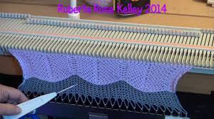 Full needle ribbing produce a stretchy. Machine Knit Chevron Youtube