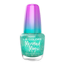 L A Colors Mermaid Magic Nail Polish Sea Life 0 44 Fl Oz Walmart Com In 2021 Magic Nails Nail Polish Iridescent Nail Polish