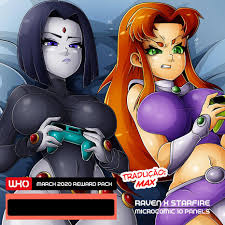 Teen Titans, Raven x Starfire - Jovens Titãs Porno - Hentai