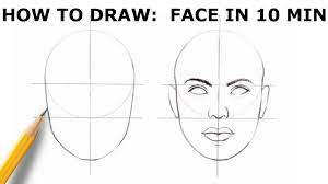 This tutorial will guide you through an easy to follow instruction on how to draw a face. How To Draw Face Basic Proportion Youtube