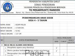 Maybe you would like to learn more about one of these? Unduh Contoh Raport Tk Taman Kanak Kanak Usia 4 5 Tahun Aplikasi Excel Otomatis Black Scripts