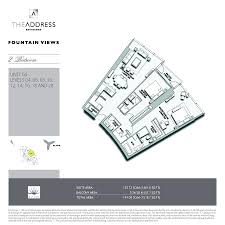 A bedroom house plan such as this personifies efficiency and convenience. Address Fountain Views 2 Bedroom Apartment Type 3 Floor Plan