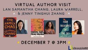 Virtual Author Visit with Lan Samantha Chang, Laura Warrell, and Jenny  Tinghui Zhang