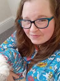 Bruce got his first pair of pittie pajamas 🥰