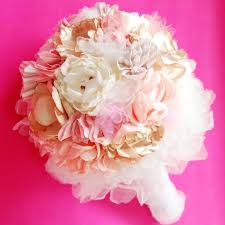 Fabrics and wallpapers with floral, paisley, stripes, gingham, and toile all go well here. Make Your Wedding Unique With Our Custom Made Bridal Fabric Bouquet And Bridesmaids Flowers The Wedding Corp