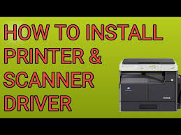 Spécifications se réfèrent à du papier au format a4 de 80 g / m2. Printer Scanner Driver Installation How To Install Printer Driver Konica Minolta Bizhub Youtube
