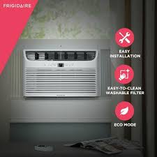 Room and make those scorching summers and harsh winters feel like a breeze. Fhwh112wa1 In White By Frigidaire In Salem Ma Frigidaire 11 000 Btu Window Air Conditioner With Supplemental Heat And Slide Out Chassis