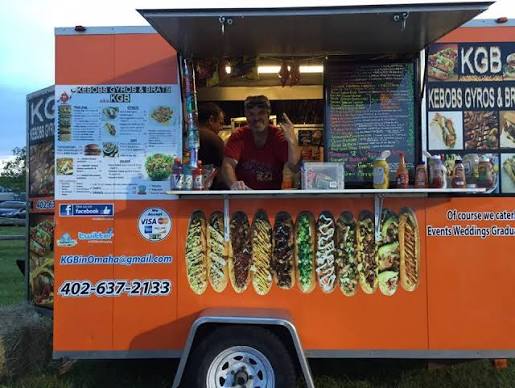 Kebobs Gyros and Brats, a.k.a." KGB Food truck" — Mobile caterer food truck in Omaha, Nebraska