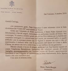 Gli anniversari di matrimonio sono tantissimi, ma, tutti noi l'anniversario per il quarto anno di matrimonio è chiamato nozze di fiori, questo perchè il fiore frasi di buon anniversario tra marito e moglie. Caro Papa Francesco La Lettera Di Franco Al Pontefice Per Far Conoscere L Alzheimer Leccoonline