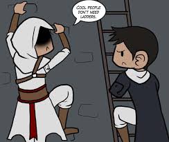 See more ideas about stupid people, funny pictures, darwin awards. Cool People Don T Need Ladders By Askalty On Deviantart