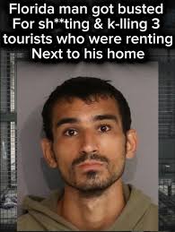 Ahmad Jihad Bojeh, aged 29, allegedly sh*t and k-lled 3 tourists Robert  Lewis Kraft, aged 70, from Michigan, Douglas Joseph Kraft, 68, from Ohio  and an unidentified 68 Y.O male also from