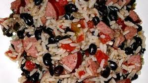 Black Beans And Rice With Sausage Slow Cooker Black Beans Sausage And Rice Recipe In 2020 Food Recipes Rice Recipes Cooking Recipes