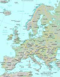 Highways map of portugal and. Map Of Europe Map Europe Atlas