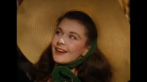 Scarlett O'Hara at the BBQ with her suitors