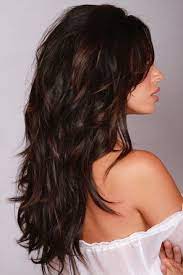 Caitlyn taylor love hairstyle length: Long Layered Dark Warm Brown Hairstyles Popular Haircuts Hair Styles Long Layered Hair Long Hair With Bangs