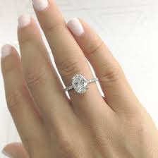 2 Carat D Si1 Oval Hidden Halo Design Diamond Engagement Ring 14k Oval Diamond Engagement Ring Vintage Engagement Rings Unique Engagement Rings