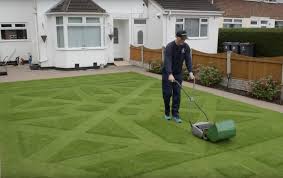 Garden Wizard Mows His Lawn 3 Times A Day To Create Award Winning Grass Art Lawn Striping Mowing Garden Design Layout