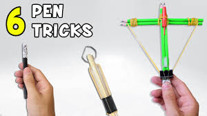 6 Things You Can Make With Pens Or Pencils Pen Life Hacks Youtube Pen Life Life Hacks Youtube Pen Tricks