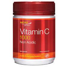As vitamin c is not stored in the body, regular intake is desirable. Buy Microgenics Vitamin C 1000 Non Acidic 200 Capsules Online At Chemist Warehouse