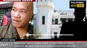 Execute baby ama) is 1976 filipino film starring rudy fernández and alma moreno, depicting the life of executed murderer and gang leader, marciál baby ama. April17 Breaking News Pres Duterte Nagalit Bilibid Nabulgar Delima Bantang Bitayin Youtube