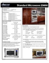 All Dacor Microwave Product Guides Pub Manualzz