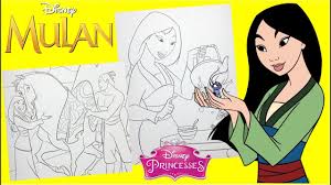 Mulan coloring pages for kids. Disney Mulan Shang Mushu Coloring Pages For Kids Games For Kids Youtube