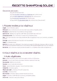 Recette Shampoing Solide Fichier Pdf