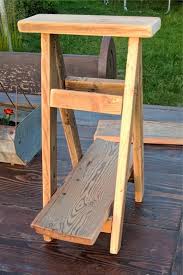 Rhf 44 foldable plant shelf,plant stand,indoor flower pot holder,flower pot ladder,folding a frame display shelf,patio rustic wood stand with shelves,4 tier stand outdoor,pot rack, free standing. 30 Best Diy Plant Stand Ideas Tutorials For 2021 Crazy Laura