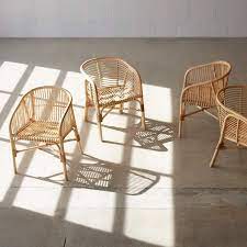 Jakarta Rattan Dining Chair In 2021 Rattan Dining Chairs Rattan Lounge Chair Rattan Armchair