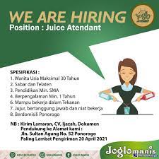 Lowongan kerja di giant citra raya, yayasan fuji, lowongan kerja transmart lombok, portal loker kudus, lowongan kerja hotel resinda karawang, loker pabrik purwakarta, loker rs islam karawang, lowongan kerja purwokerto radar banyumas, loker gsi ciranjang, loker spg lowongan kerja cafe ponorogo. Lowongan Kerja Sma Di Ponorogo Jawa Timur Juni 2021