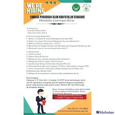 Info loker driver wilayah kali gawe genuk. Lowongan Kerja Sebagai Guru Pai 2021