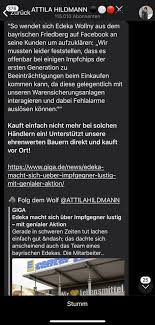 464k members in the de community. Edeka Wollny Unser Beitrag Zum Impfchip Hat Es In Die Facebook