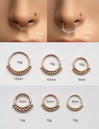Septum Jewelry Mm Size Chart Reference In 2019 Septum