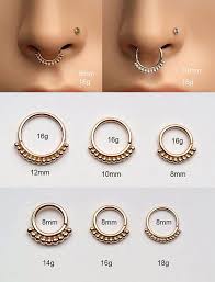 septum jewelry mm size chart reference in 2019 septum