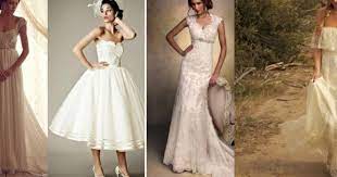 Acquista online gli ultimi abiti da sposa vintage 2020 al miglior prezzo. Abiti Da Sposa Vintage Corti In Pizzo E Stile Anni 70 I Piu Chic