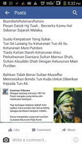 There are not many records about his period as bendehara in johore. Facebook