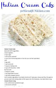 When you're planning all these delicious bites, you'll need to have a lineup of fourth of. Best Italian Cream Cake Recipe With Cream Cheese Frosting Italian Cream Cake Recipe Desserts Best Italian Cream Cake Recipe