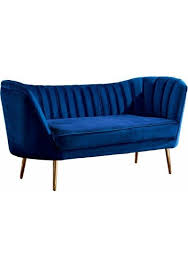 Black And Gold Velvet Couch Royal Blue Velvet Channel Tufted Chair Gold Legs Gold Sofa Black Furniture Living Room Furniture