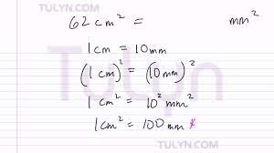 The primary defect, 1 sq cm, is added to the second defect, 2 sq cm which equals 3 sq cm. Conversion Of Metric Units Squared Centimeters To Squared Millimeters Youtube